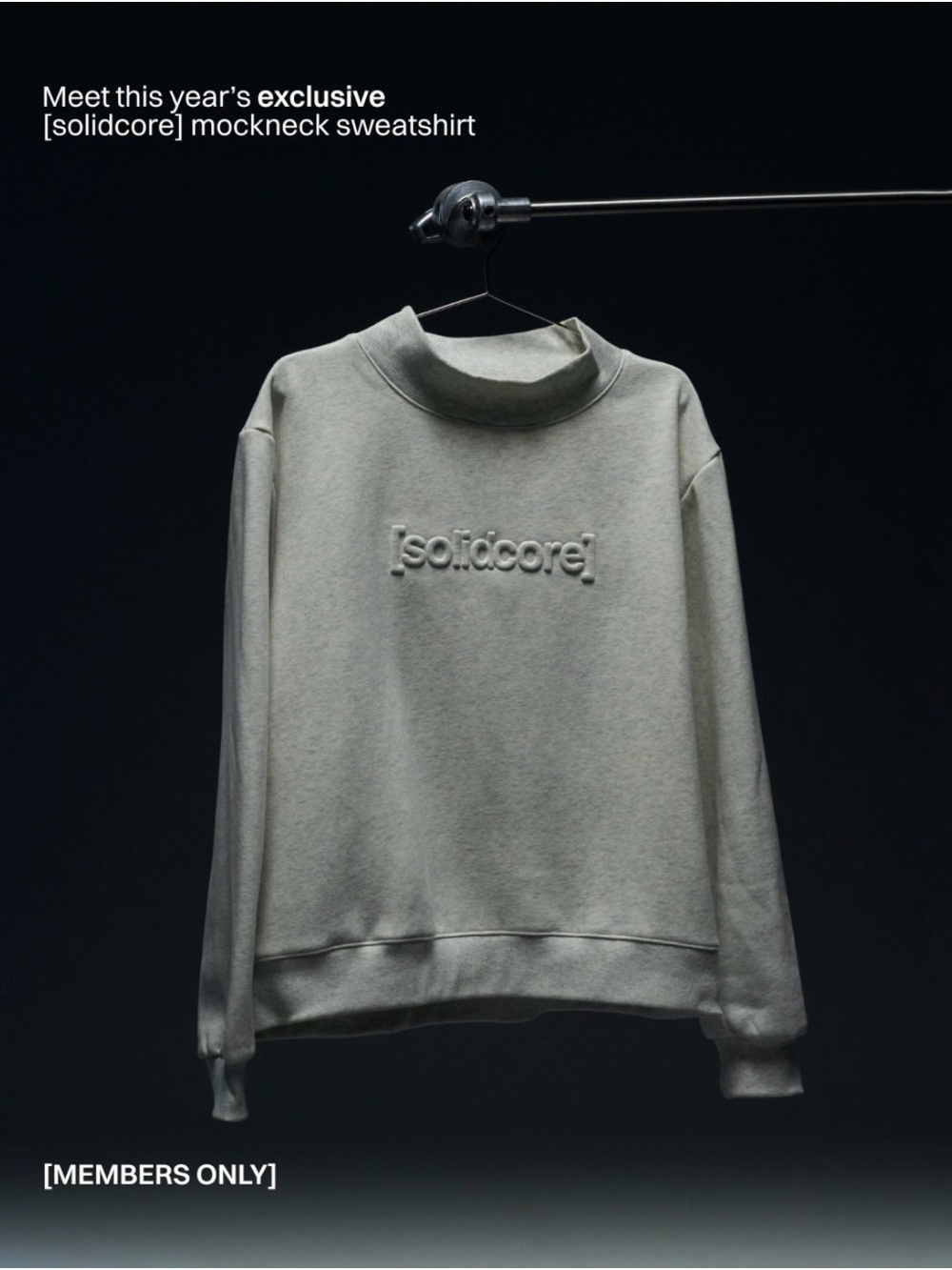 solidcore solidays 2026 mockneck sweatshirt